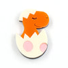 35mm Cute Pear Brooch (Safty Pin) Laser cut Acrylic Jewelry For Baby Girl Gift