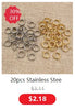 20pcs 16x9mm No Fade 316 Stainless Steel Double Loops Hand Charms Pendant DIY Jewelry Findings Connector for Necklace Bracelet