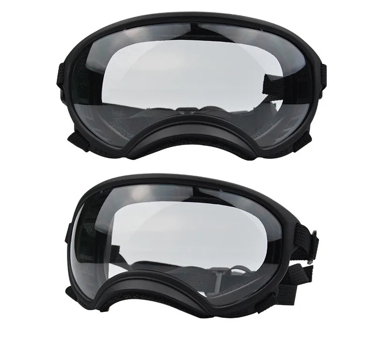ATUBAN Dog Goggles Anti UV Strong Impact Resistance Adjustable Elastic Puppy Large Breed Dog Goggles Breathable Pet Sunglasses
