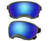 ATUBAN Dog Goggles Anti UV Strong Impact Resistance Adjustable Elastic Puppy Large Breed Dog Goggles Breathable Pet Sunglasses