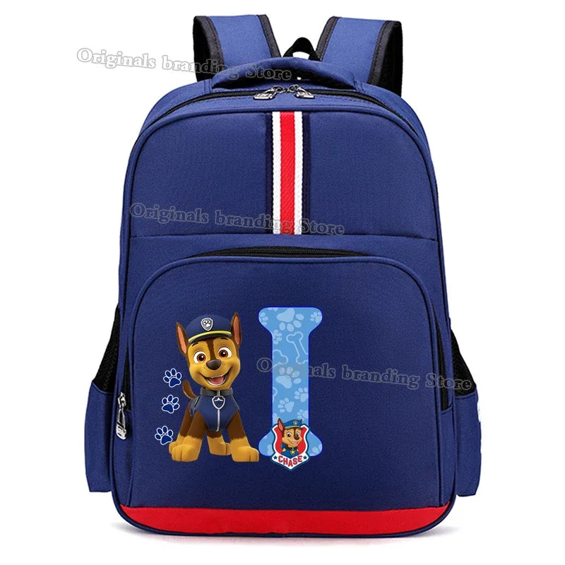 Paws Patrols School Bag Anime Kid Boy Girl Knapsack Teenager Printed Backpack Student Large Capacity Book Bag Rucksack Children
