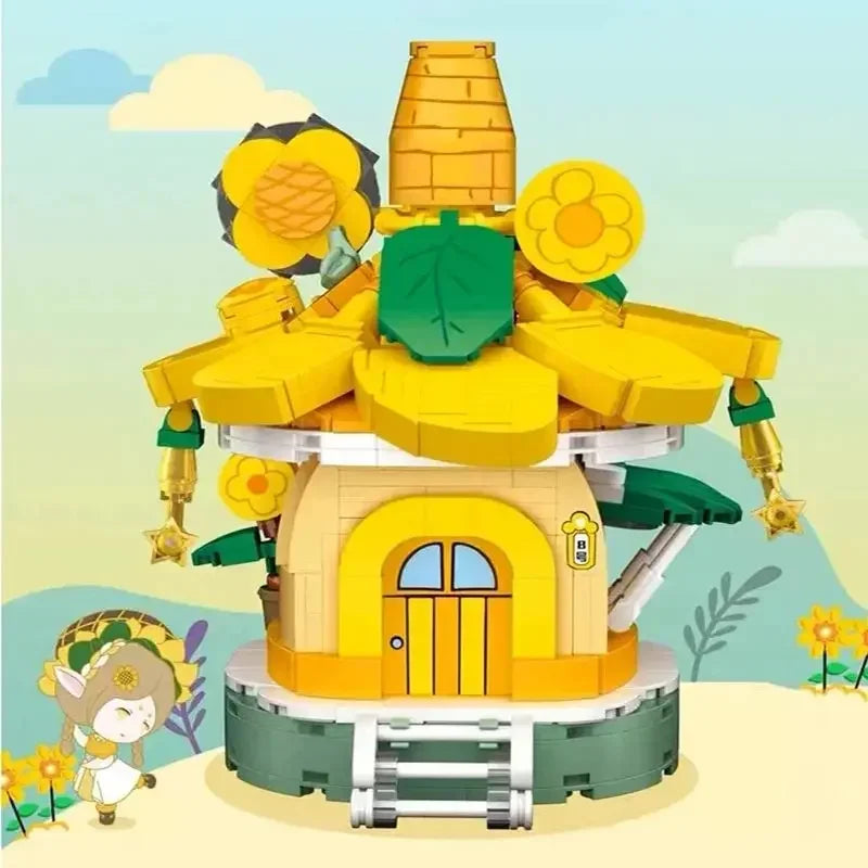 TOYLINX Street & City View Model Building Block Toys - Children's Construction Toys, Mini Creative Home Decorations