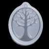 DIY Clover Bell Tree Earrings Silicone Epoxy Mold DIY Keychain Pendant Jewelry Crafting Mould for Valentine Love Gift