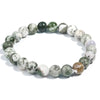 1 Piece Of Depression Healing Crystal Stone Bracelet. Dendritic Agate. Relieves Stress, Enhances Confidence And Eliminates Worry