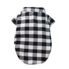 Classical Dog T-Shirts Bowtie Plaid Thin Summer Breathable Dog Clothes for Small Large Dogs Chihuahua Puppy Pet Cat Vest Yorkies