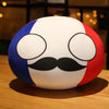 20-40cm Stuffed Polandball Pillow Countryball Japan United Nation Ukraine Switzerland Germany Italy Plush Toy Kawaii Kid's Gifts