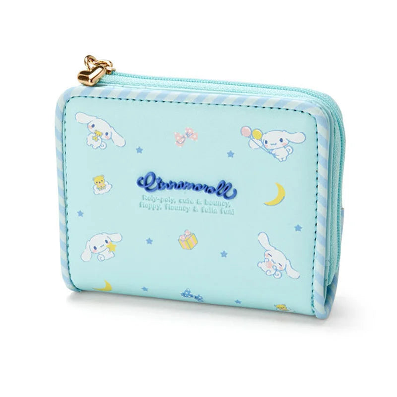 MINISO Kawaii Hello Kitty Wallet Keychains Sanrio Pochacco My Melody ACGN Cards Bag Kuromi Coin Anime Bag