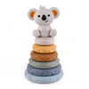 Block Toy Soft Silicone Soft Cubes Stacking Tower Bath Teether Rattles Building Blocks Montessori Educational Toys Newborn Gift
