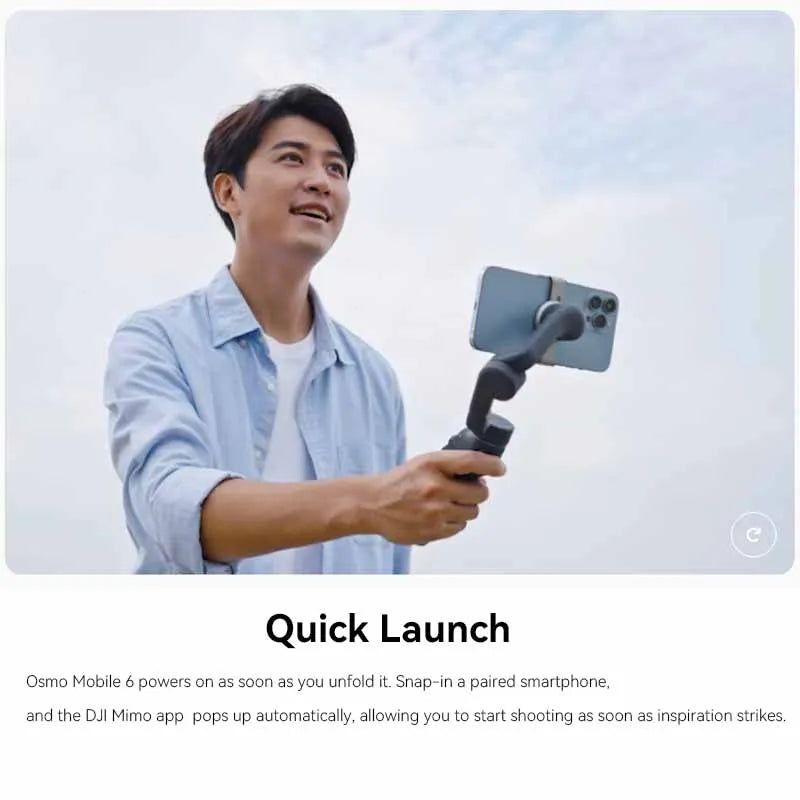 DJI Osmo Mobile 6 OM 6 Handheld Gimbal 3-Axis Stabilization ActiveTrack 5.0 Built-In Extension Rod Original Brand New in stock
