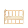 Royal Solid Wood Pet Throne Year-Round Luxury Bed for Teddies and Bichons Non-Toxic Safe Kitty Castle SnUgly Secure Comfort Zone