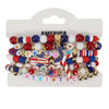 USA Independence Day Bracelet American Flag Theme Jewelry for Men Women Celebratory Wristband Fashion Accessory