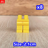 8pcs/lot MOC Bricks Blank Pants legs Body Wear Figure Accessory Assembled Building Blocks Toy Kids Plastic Dolls