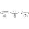 3Pcs Adjustable Toe Rings for Women Open African Toe Rings Summer Beach Foot Jewelry