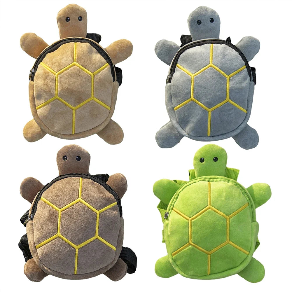 Cartoon Turtle Shape Dog Backpack No-Pull Pet Harness Vest Self Carrier Metal Zipper Large Capacity Backpack Pet Products