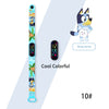 Bluey Bingo Family Printed Cartoon Electronic Watch Cool Colorful Waterproof Anime Toy Watch Wrist Strap Kids Birthday Gift