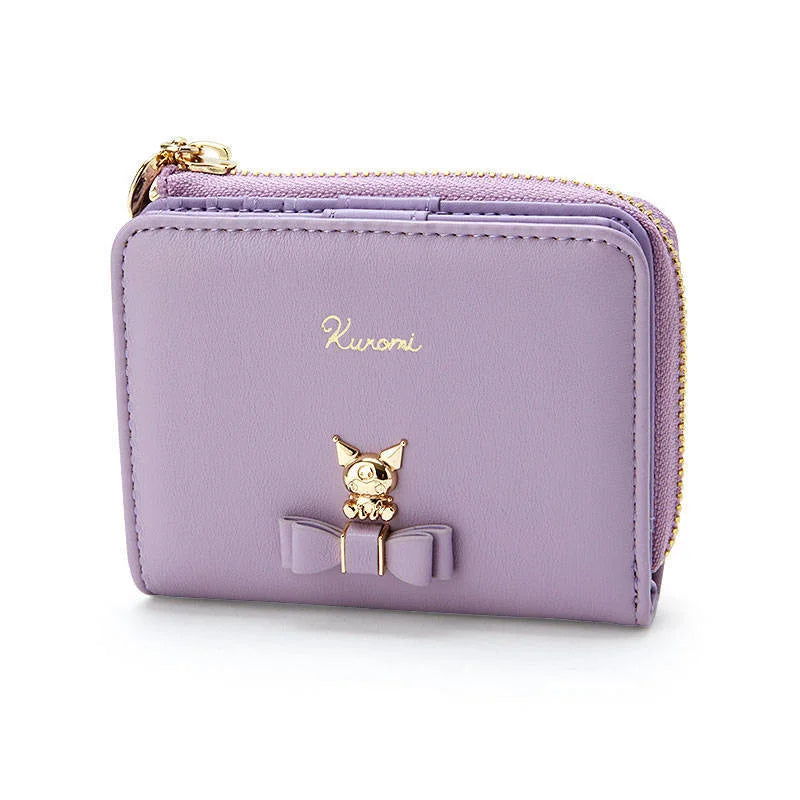 MINISO Kawaii Hello Kitty Wallet Keychains Sanrio Pochacco My Melody ACGN Cards Bag Kuromi Coin Anime Bag