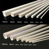 10pcs DIY handmade plastic rod 2mm-10mm Length 25CM ABS hollow solid rod Materials Building Handmade Sand Table Diorama