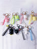 Sanrio Hello Kitty Keychain Kawaii Cartoon Kuromi Car Key Ring Melody Cute Cinnamoroll Backpack Pendant Ornaments Girls Gifts