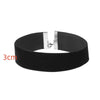 Gothic Black Velvet Choker Necklace – Women’s Tattoo Style Short Neck Collar Jewelry