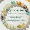 1 Piece Of Depression Healing Crystal Stone Bracelet. Dendritic Agate. Relieves Stress, Enhances Confidence And Eliminates Worry