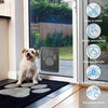 Large Small Dog and Cat Screen Door, Lockable Self-Closing Function, Sturdy Pet Door Easy Safe Freely Enter House Outdoor Window