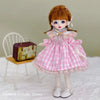 New Elegant 30cm Doll Clothes Pretty Casual Doll Dress Cute 1/6 BJD Doll Outfit Set