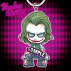BeastKingdom Joker Harley Quinn Anime Movie Peripheral Keychain Holiday Gift Creative Cartoon Q Version Acrylic Backpack Pendant