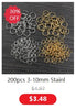 20pcs 16x9mm No Fade 316 Stainless Steel Double Loops Hand Charms Pendant DIY Jewelry Findings Connector for Necklace Bracelet