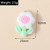 15pcs New Mix Kawaii Summer Vacation Pink Flower Heart Butterfly Ice Cream Star Resin Earrings Charms Diy Jewelry Making Pendant
