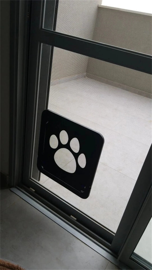 Large Small Dog and Cat Screen Door, Lockable Self-Closing Function, Sturdy Pet Door Easy Safe Freely Enter House Outdoor Window
