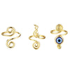 3Pcs Adjustable Toe Rings for Women Open African Toe Rings Summer Beach Foot Jewelry