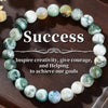 1 Piece Of Depression Healing Crystal Stone Bracelet. Dendritic Agate. Relieves Stress, Enhances Confidence And Eliminates Worry