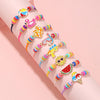 8Pack Summer Beach Fruit Bracelet Adjustable Cord Rope Best Friend BFF Bracelets for Women Girl Jewelry Friendship Gifts