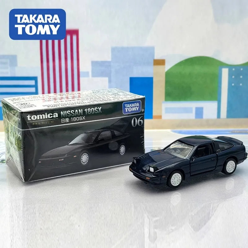 Takara Tomy Tomica Premium 06 Nissan 180SX Mini Car Toy Alloy car Diecast Model Replica Series Children Gifts Boy Toys