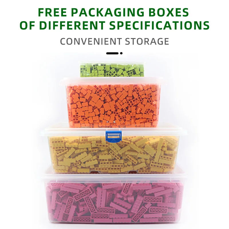 47Pcs/Lot 14413 4x4 Wedge Facet Building Blocks Moc House Accessories Compatible with Brick Construction Children Toys Gift Box