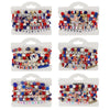 USA Independence Day Bracelet American Flag Theme Jewelry for Men Women Celebratory Wristband Fashion Accessory