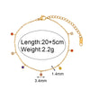 Blingbing Trendy 3mm 3A Zircon Cubic Zirconia Tennis Chain Anklets Leg Bracelets For Woman Stainless Steel Bracelet On the Leg