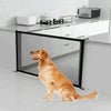 Portable pet safety door: Durable nylon barrier suitable for stairs and balconies - no drilling required pet gate