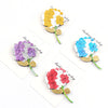 35mm Cute Pear Brooch (Safty Pin) Laser cut Acrylic Jewelry For Baby Girl Gift