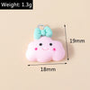 15pcs New Mix Kawaii Summer Vacation Pink Flower Heart Butterfly Ice Cream Star Resin Earrings Charms Diy Jewelry Making Pendant
