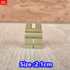 8pcs/lot MOC Bricks Blank Pants legs Body Wear Figure Accessory Assembled Building Blocks Toy Kids Plastic Dolls