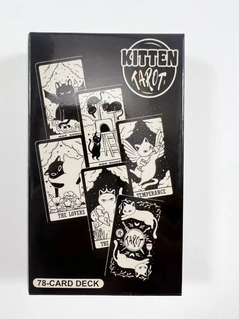 kittened tarot cards A 78 Deck Oracle English Visions Divination Edition Borad Playing Games