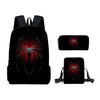 3pcs/set Spider Man Students Backpack Pencil Case Messenger Bag Wear-resistant Lightening Breathable Waterproof Schoolbag