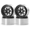 AXSPEED 4Pcs Metal 1.9"/2.2inch Beadlock Wheel Rims 25/35mm for Axial SCX10 Wraith TRX-4 D90 1/10 RC Crawler Car Upgrade Parts