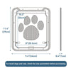 Large Small Dog and Cat Screen Door, Lockable Self-Closing Function, Sturdy Pet Door Easy Safe Freely Enter House Outdoor Window