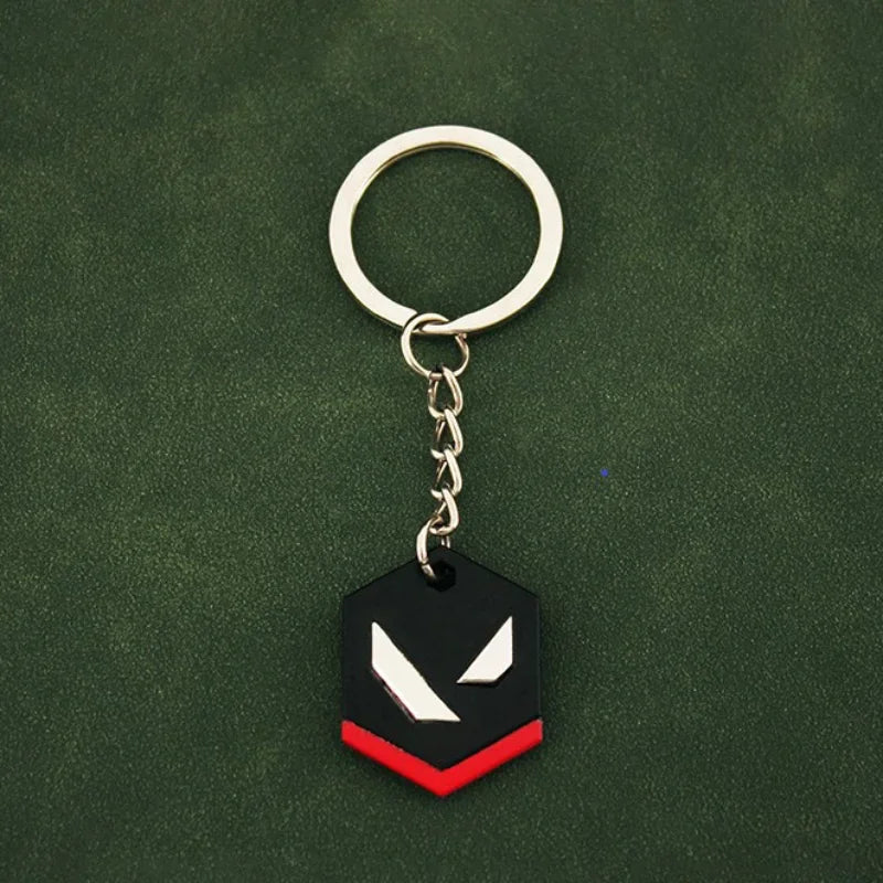 Valorant Game Merch VANDAL 3cm Mini Metal Keychain Ornament Collection Pendent Ornament Decorative Gift for Childrens Toys