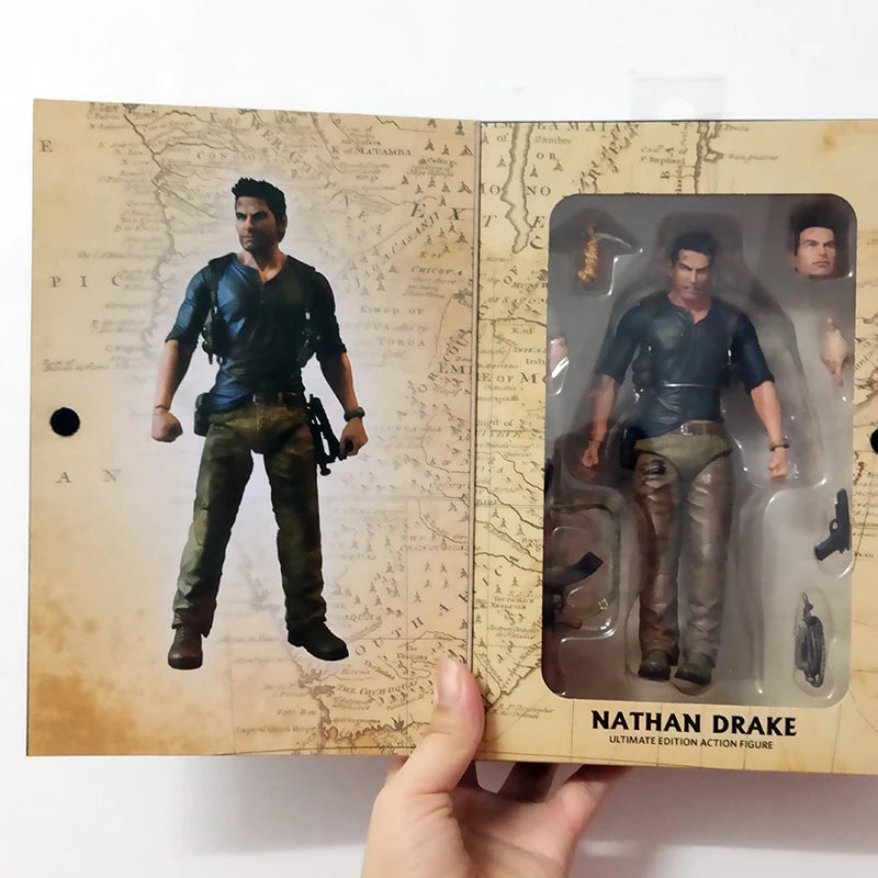 NECA Uncharted 4 A thief's end NATHAN DRAKE Action Figure Model Toys Collectable Doll Creative Present For Kids