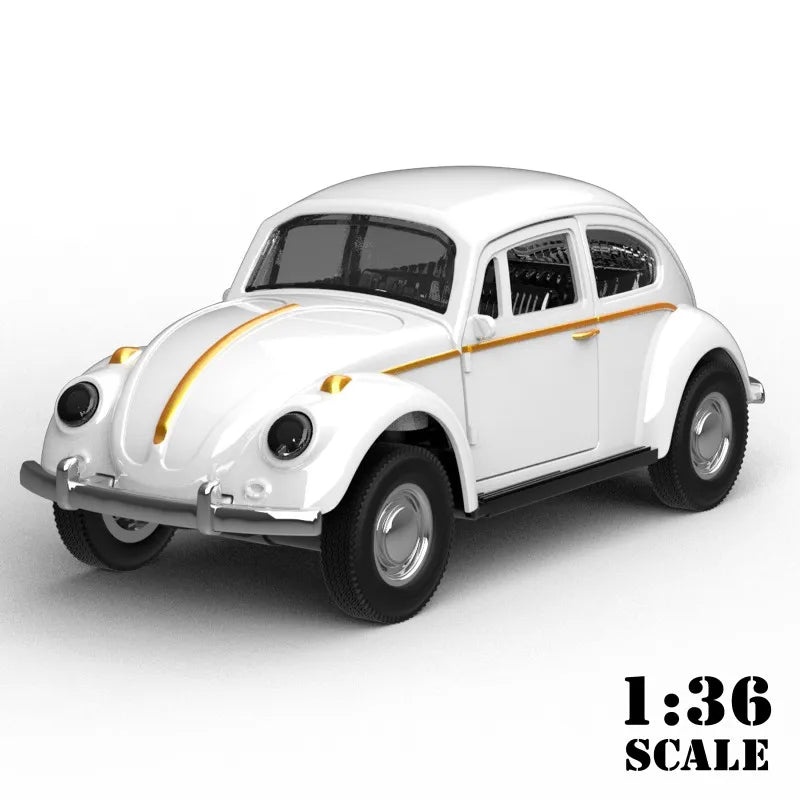 1/36 Scale Diecast Metal Pull Back Action Drives Car Forward Car Model Toy for Gift/Kids