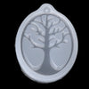 DIY Clover Bell Tree Earrings Silicone Epoxy Mold DIY Keychain Pendant Jewelry Crafting Mould for Valentine Love Gift
