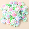 15pcs New Mix Kawaii Summer Vacation Pink Flower Heart Butterfly Ice Cream Star Resin Earrings Charms Diy Jewelry Making Pendant